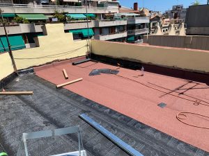 Rehabilitación de terrados en la calle Tamarit, Barcelona